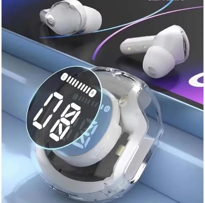 Air39 wireless Ultra pods Air 39 Ultra Buds | Air 39 earbuds | Clear sound quality, Bluetooth 5.3, Transparent case, Heavy bass stereo, Noise reduction, Sports earbuds with microphone, Waterproof, LED display, Suitable for all Android phones Touch Control