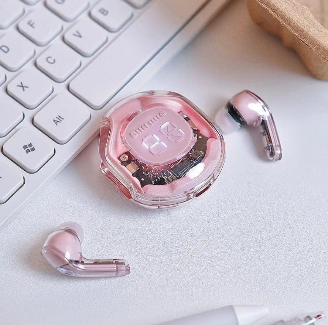 Air39 wireless Ultra pods Air 39 Ultra Buds | Air 39 earbuds | Clear sound quality, Bluetooth 5.3, Transparent case, Heavy bass stereo, Noise reduction, Sports earbuds with microphone, Waterproof, LED display, Suitable for all Android phones Touch Control